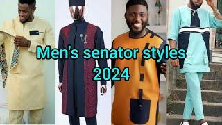 African outfits for men 2024  Senator styles for African men  African men clothings