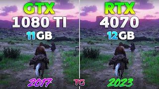 GTX 1080 Ti vs RTX 4070 - Test in 10 Games