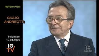 Mike Bongiorno intervista Giulio Andreotti 1990