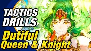 Fire Emblem Heroes - Tactics Drills Skill Studies 183 Dutiful Queen & Knight FEH