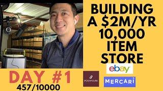 Day 1 Im listing 10000 Items on eBay 10konthebay V2 Lets GO