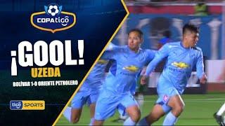 #CopaTigo 90+3 ¡Gol de Bolívar Javier Uzeda y un zurdazo para poner arriba a Bolívar.