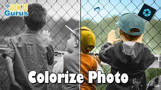 Colorize a Black and White Photo Adobe Photoshop Elements Tutorial