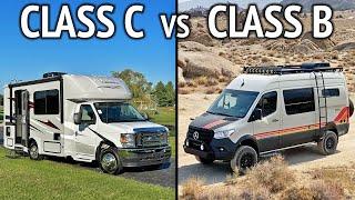 Which is Better Small Class C RV or Class B Camper Van