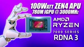 A Powerful 100Watt RDNA3 APU Ryzen 9 7940HS Max TDP Testing