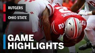 Highlights Rutgers Scarlet Knights vs. Ohio State Buckeyes  Big Ten Football