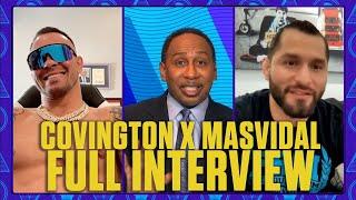 Colby Covington & Jorge Masvidal go 1-on-1 on Stephen A’s World