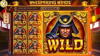  First MAX WIN On Whispering Winds  EPIC Big WIN New Online Slot - Playn GO