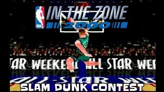 NBA IN THE ZONE 2000 PlayStation Gameplay - Slam Dunk Contest