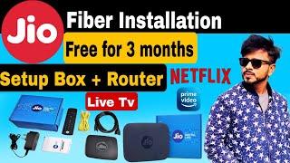 Jio Fiber Setup box Installation - Jio Fiber Postpaid  Jio Fiber Pune  Jio Fiber Plans 2023