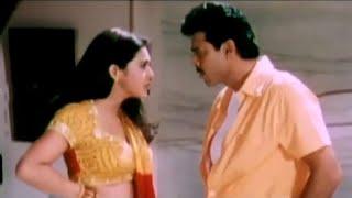 Best Love Scene Between Venkatesh & Preethi Zinta  Telugu Movie Comedy Scenes  Shalimar Express