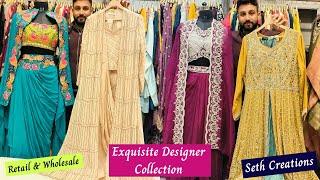 Manufacturer of Indowestern Clothing - Designer Dresses - Buy Single Piece - Seth Creations