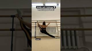 Split challenge  flexibility challenge  Lera the gymnast #gymnast #split #challenge