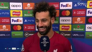 Liverpool 2 - 0 Napoli  Mohamed Salah post-match interview