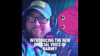 New Barney voice actor @koreydurhamvoices
