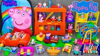 93 Minutes Satisfying with Unboxing Cute Peppa Pig Back Pack Toys Collection ASMR  Review Toys