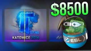 Katowice 2014 Capsule Opening 8500$ THE TITAN HOLO DREAM