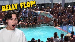 BELLY FLOP COMPETITION Royal Caribbean Symphony of the Seas - Cruise Week Day 6