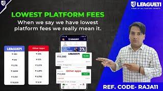 League11 Fantasy App  Best Fantasy App of 2023  Lowest Commission & Compitition Instant Withdrawal