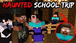 MINECRAFT HAUNTED SCHOOL TRIP   PART-3  MINECRAFT HORROR STORY IN HINDI