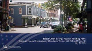 Rural Clean Energy Federal Funding Fairs - Additional Funding Opportunities - Clean Energy Projects