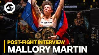 AND NEW  Mallory Martin Post-Fight Interview  OKTAGON 62