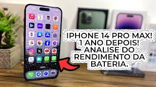 iPhone 14 Pro Max A bateria é melhor que as gerações passadas? 1 ano depois.