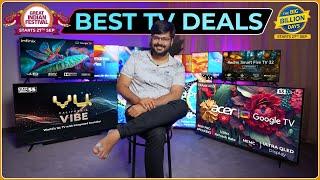  Amazon Great Indian Festival & Flipkart Big Billion Days 2024 DAY 2 Best Smart TVs to Buy