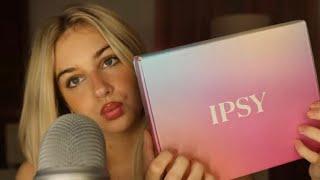 ASMR June Ipsy Unboxing  Makeup Tapping Scratching Whispered Ramble