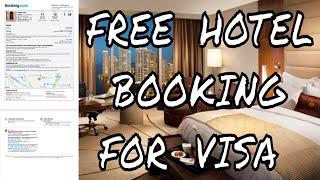 Dummy accommodation booking for visa application. Hotel booking for #visa.