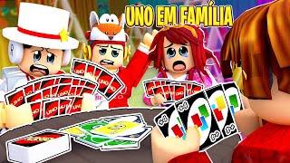 Batalha de UNO com toda minha Famíia no Roblox