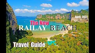 4K  RAILAY BEACH KRABI  THAILAND  BAT CAVE  DIAMOND CAVE  Travel Guide   2022