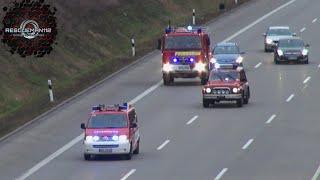  Auf der Autobahn VRW FF Hohenleuben + KdoW FF Weida + RW FF Ronneburg