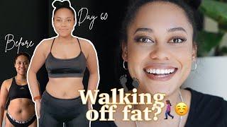 Walking for Weight Loss Results + Tips  10000 steps for 60 days
