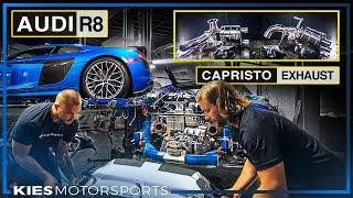 INSANE CAPRISTO EXHAUST ON THE AUDI R8 V10 PLUS SOUNDS LIKE A TRUE SUPERCAR