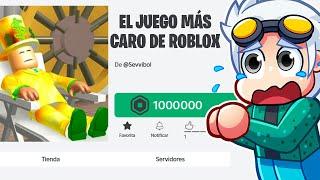 ¡JUGUÉ a los 10 JUEGOS MÁS CAROS de ROBLOX