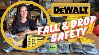 DeWALT FALL PROTECTION & DROP PREVENTION LINE Unboxing and Complete Overview Review of Products