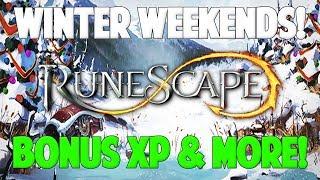 Runescape 2017  Winter Weekends - Bonus XP & More