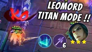 LANCER LEOMORD TITAN MODE  ONE OF THE UNDERRATED META NOW  MAGIC CHESS MOBILE LEGENDS