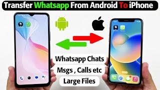 Transfer Whatsapp Chats & Data From Android To iPhone With MobileTrans Transfer From Android To iOS