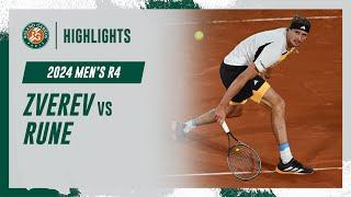 Zverev vs Rune Round 4 Highlights  Roland-Garros 2024