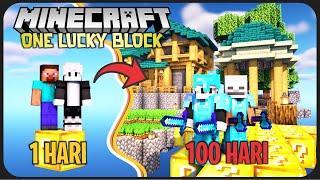 100 Hari Minecraft Tapi Cuma 1 Lucky Block  - Satu Block Keberuntungan ? 