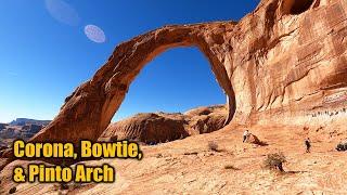 Corona Arch Moab  Bowtie Arch Moab  Pinto Arch Moab