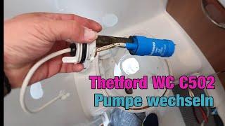 Hobby 540UL 2018 Thetford WC C502  - Toilettenspülung Pumpe wechseln