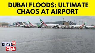 Dubai Floods Latest  Dubai News Dubai Airport Flooded Flights Diverted After Heavy Rain  N18V