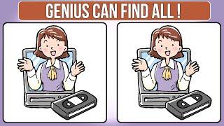 【Find the Difference】 ONLY GENIUS CAN FIND  & SPOT IT