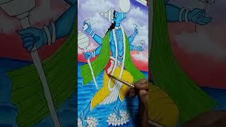 Varaha Avatar Acrylic Painting