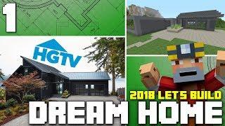 Minecraft Xbox One Lets Build The HGTV Dream Home 2018 Part 1