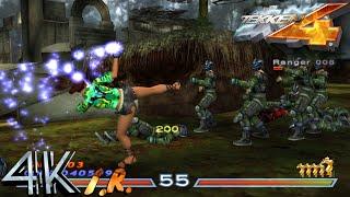 Tekken 4  Christie  Tekken Force  pcsx2 ps2 5k 2880p I.R. wide-screen gameplay.