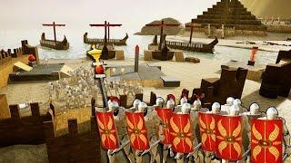 ROMAN INVASION of Egypt  Formata Battle of The Nile River Formata Gameplay Epic Battles